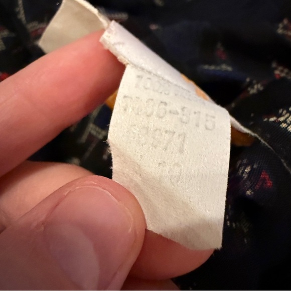 Vintage Pendleton Country Sophisticates Blue Geometric Print Long‎ Sleeve Top 10 - Picture 7 of 9